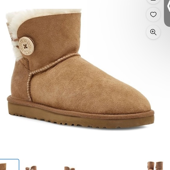 UGG Womens Bailey Button II Boot Chestnut - Picture 7 of 13